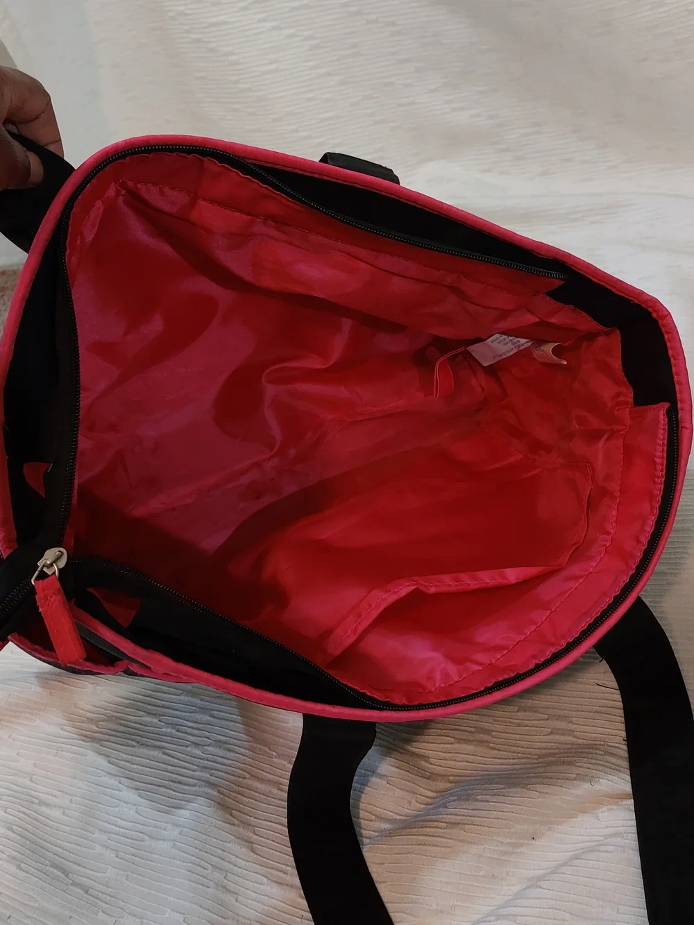 Disney Minnie Black and Pink Diaper Tote